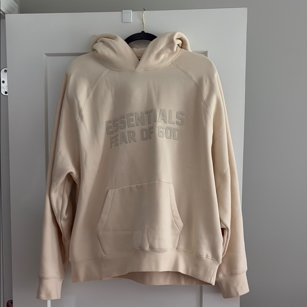 Essentials fear of god Cream Hoodie